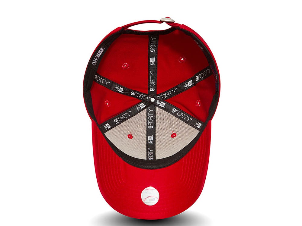 New Era League Basic New York Yankees Red 9Forty Strapback Gorra