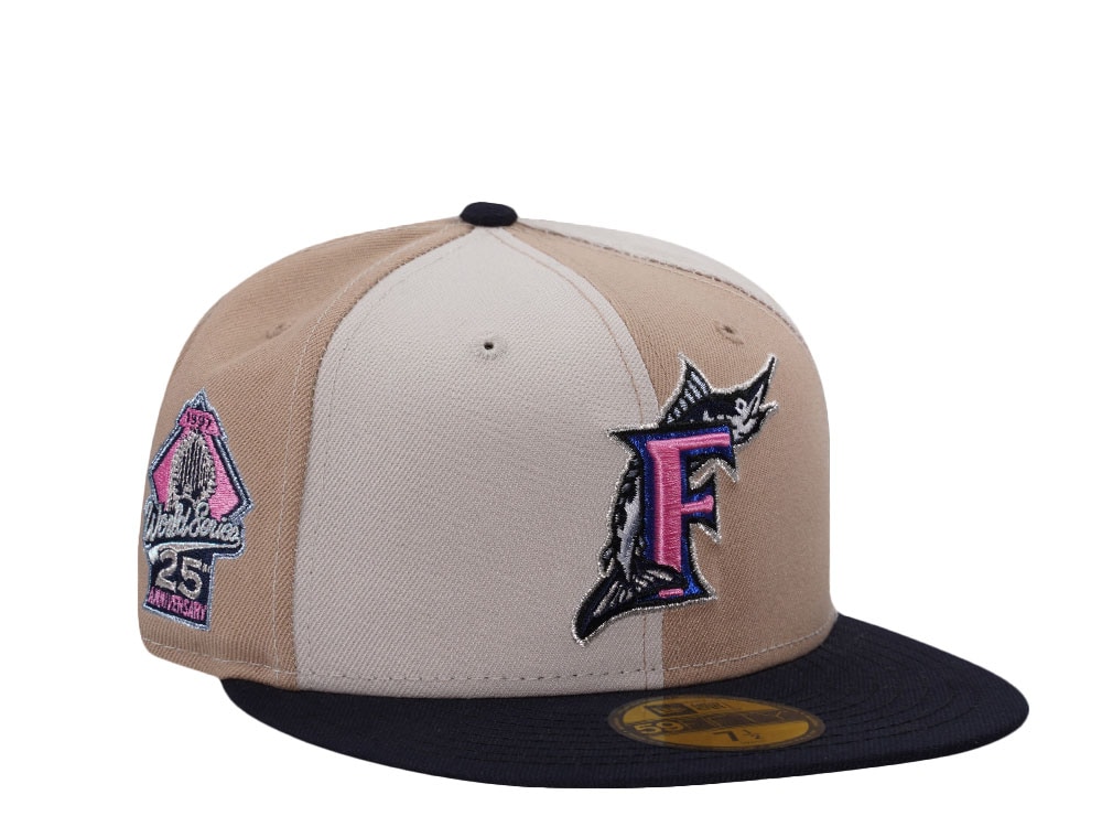 New Era Florida Marlins 25th Anniversary White Pinwheel Edition 59Fifty Fitted Gorra