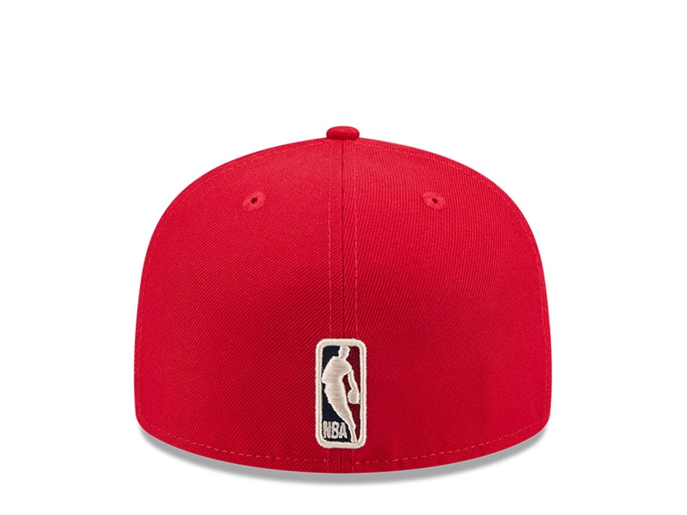 New Era Atlanta Hawks HWC 25th Anniversary Red 59Fifty Fitted Gorra