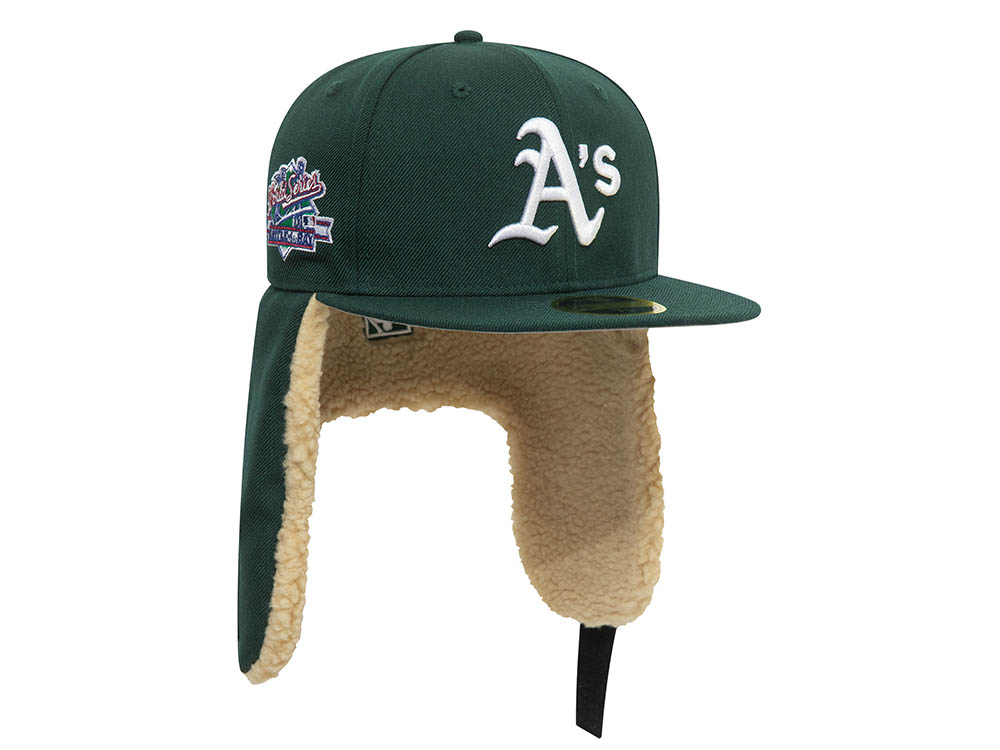 New Era Oakland Athletics World Series Edition Green 59Fifty Dogear Fitted Gorra