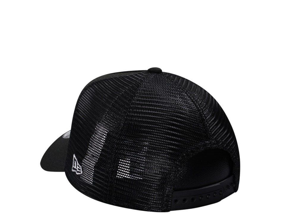 New Era Los Angeles Dodgers Classic Black Trucker A Frame 9Forty Snapback Gorra