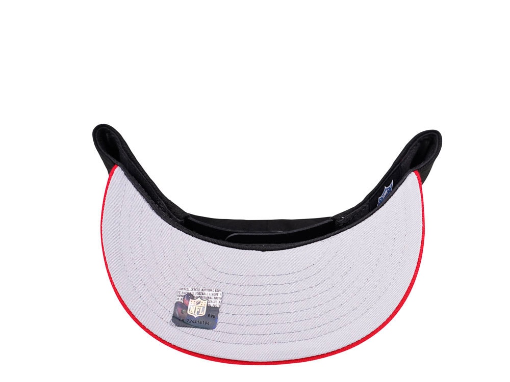 New Era New England Patriots Black and Red Edition 9Fifty Snapback Gorra