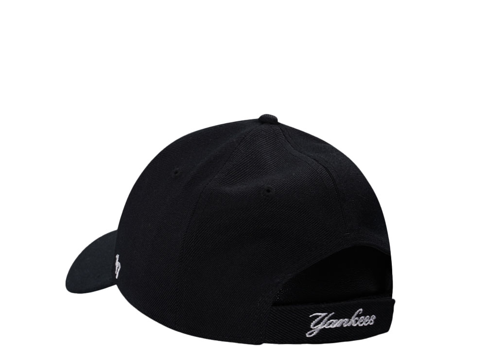 47Brand New York Yankees Black MVP Kids Strapback Gorra