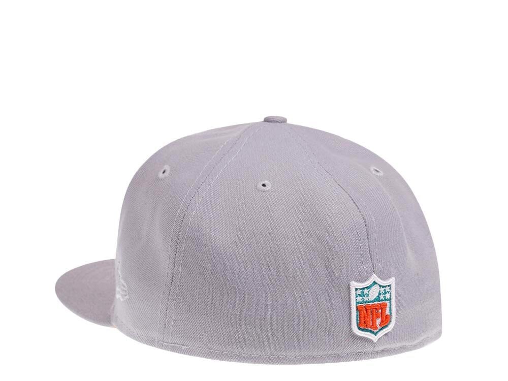 New Era Miami Dolphins 40th Season Grey Pop 59Fifty Fitted Gorra