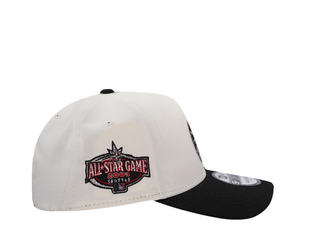 New Era Seattle Mariners All Star Game 2001 Chrome Two Tone Edition 9Forty A Frame Snapback Gorra