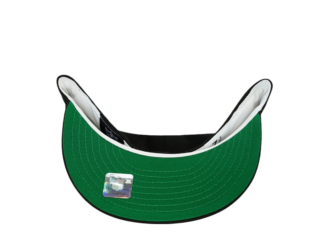 New Era Green Bay Packers Black Throwback Prime Edition 59Fifty Fitted Gorra