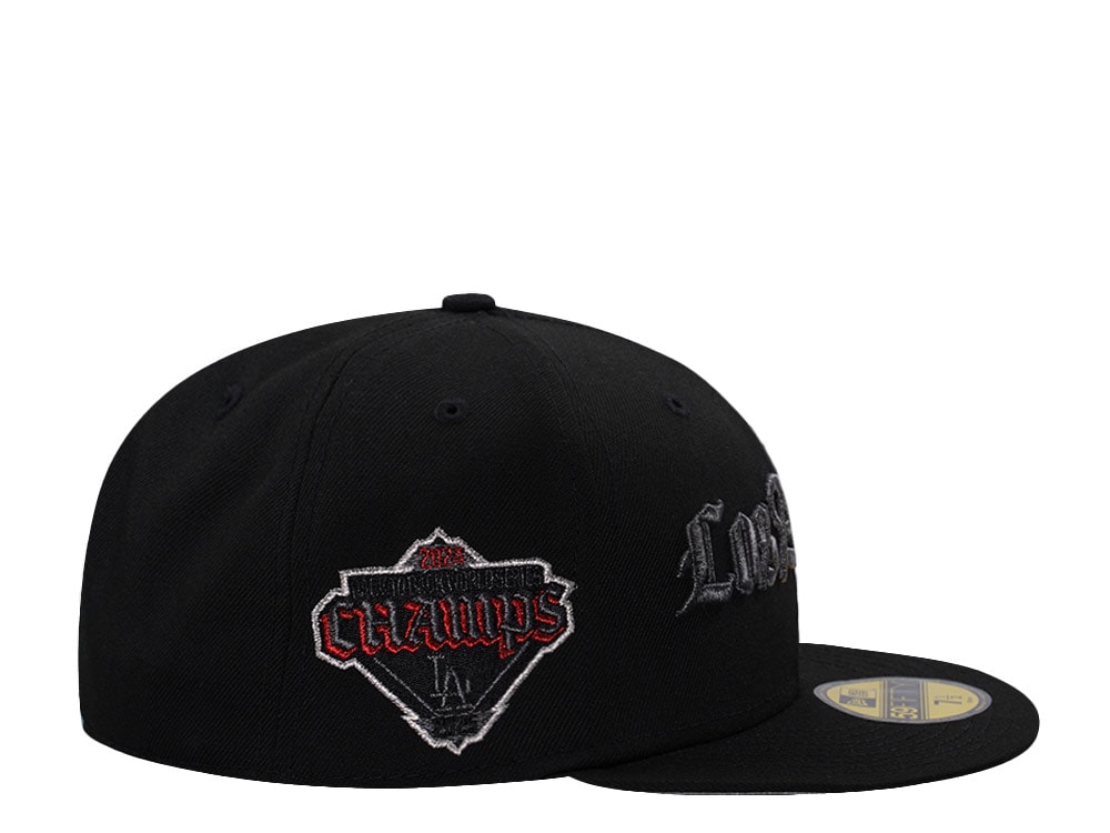 New Era Los Angeles Dodgers 24x World Series Champion Black Prime Edition 59Fifty Fitted Gorra