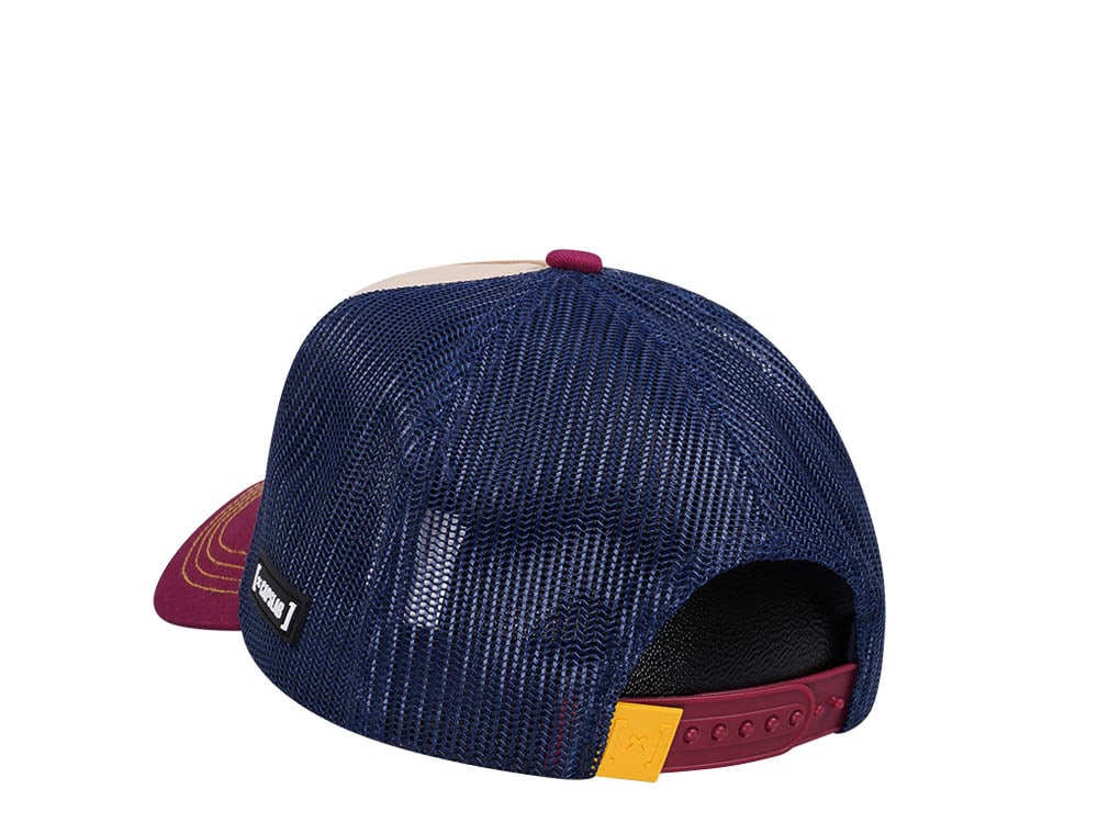 Capslab Cocktails B52 Navy Beige Burgundy Trucker Snapback Gorra