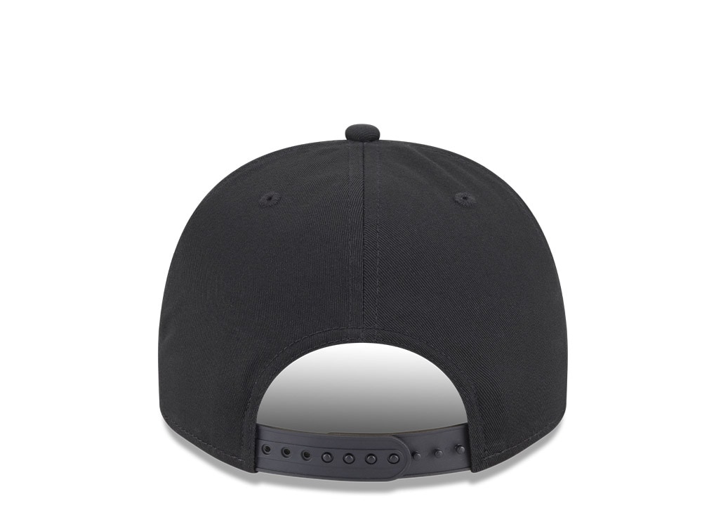 New Era New York Rangers Black Chainstitch 9Fifty A Frame Snapback Gorra