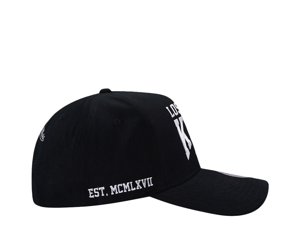Mitchell & Ness Los Angeles Kings Black Pro Pinch Fit Snapback Gorra