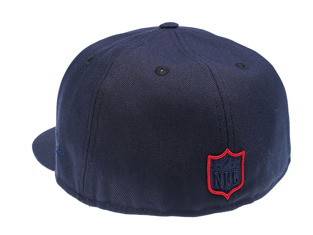 New Era New England Patriots Blue Tonal 59Fifty Fitted Gorra