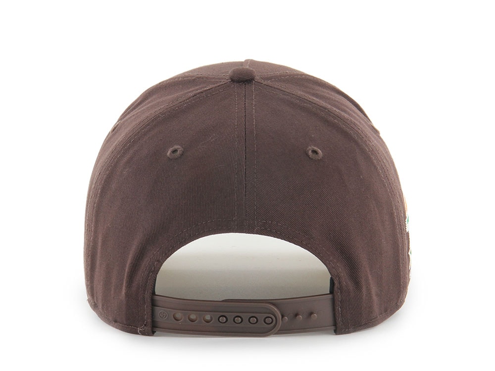 47Brand Tampa Bay Rays Cooperstwon Tropicana Field Brown Edition MVP Snapback Gorra