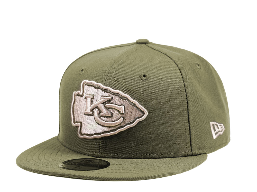 New Era Kansas City Chiefs Army Green Edition 59Fifty Fitted Gorra