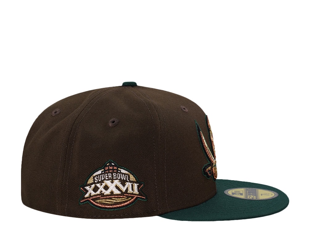 New Era Tampa Bay Buccaneers Super Bowl XXXVII Walnut Two Tone Edition 59Fifty Fitted Gorra