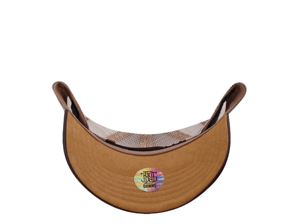 Djinns HFT Coffee Club Head Dark Brown Trucker Snapback Gorra