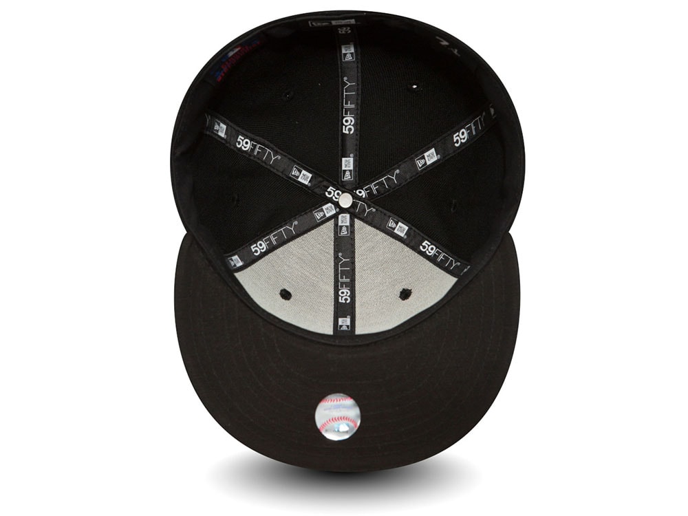 New Era Los Angeles Dodgers Plain Black Prime Edition 59Fifty Fitted Gorra