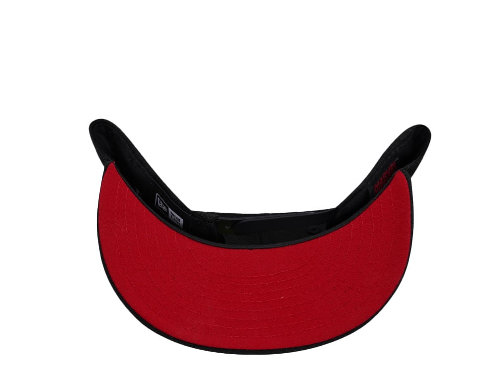 New Era Hydra Black and Red Edition 9Fifty Snapback Gorra