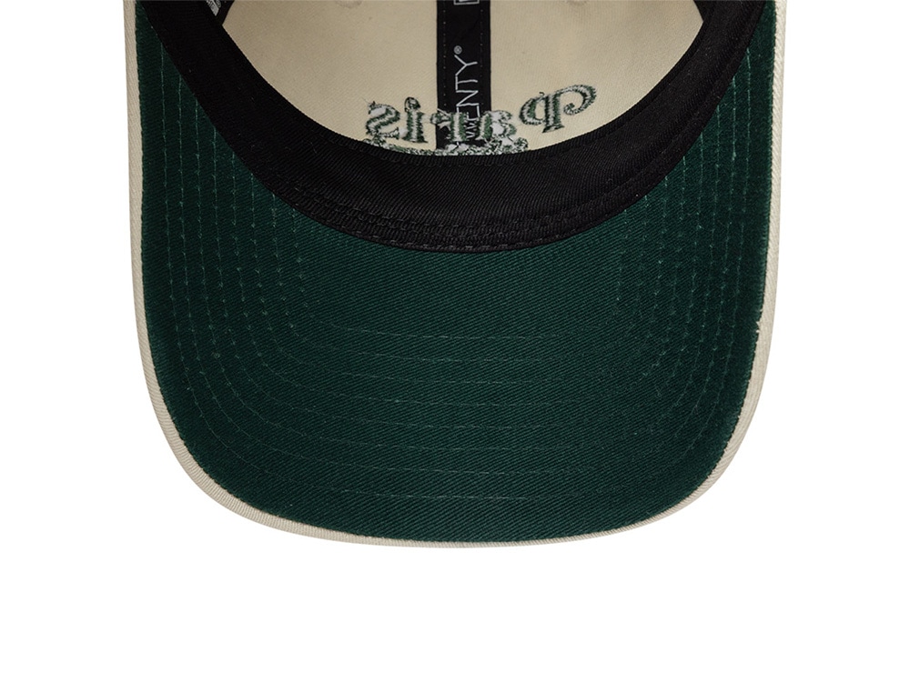 New Era Paris Saint Germain Script Ivory Prime Edition Womens 9Twenty Adjustable Gorra