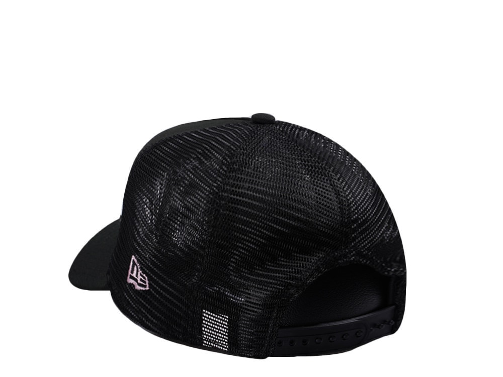 New Era Inter Miami Logo Black Prime Edition 9Forty A Frame Trucker Snapback Gorra