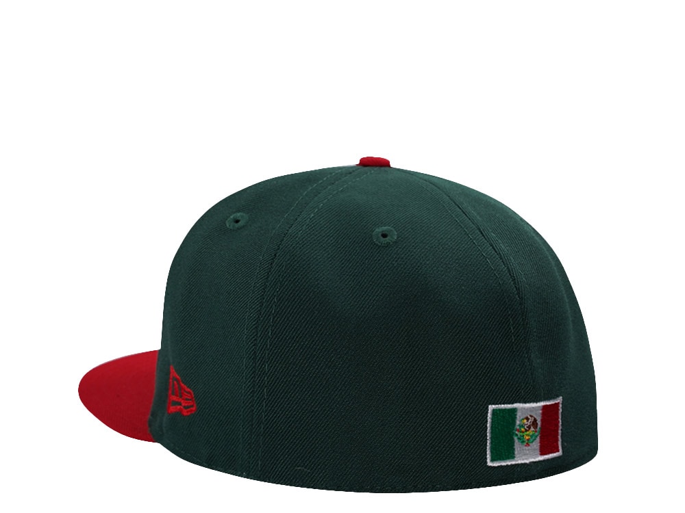 New Era Mexico Dark Green Two Tone Edition 59Fifty Fitted Gorra