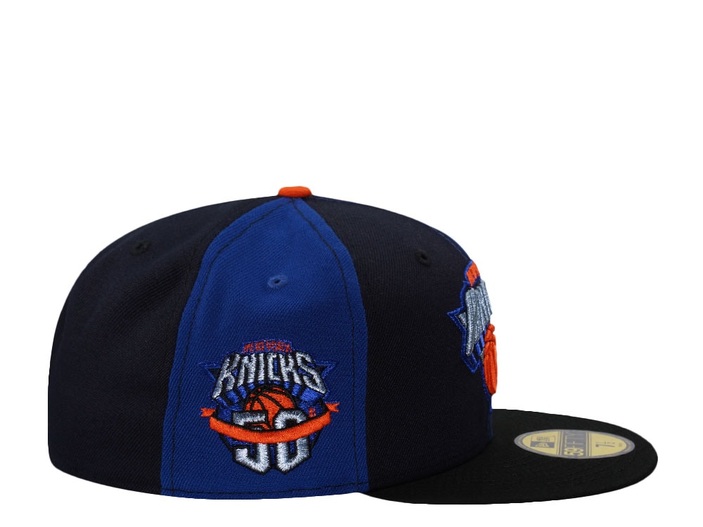 New Era New York Knicks 50th Anniversary Blue Pinwheel Edition 59Fifty Fitted Gorra