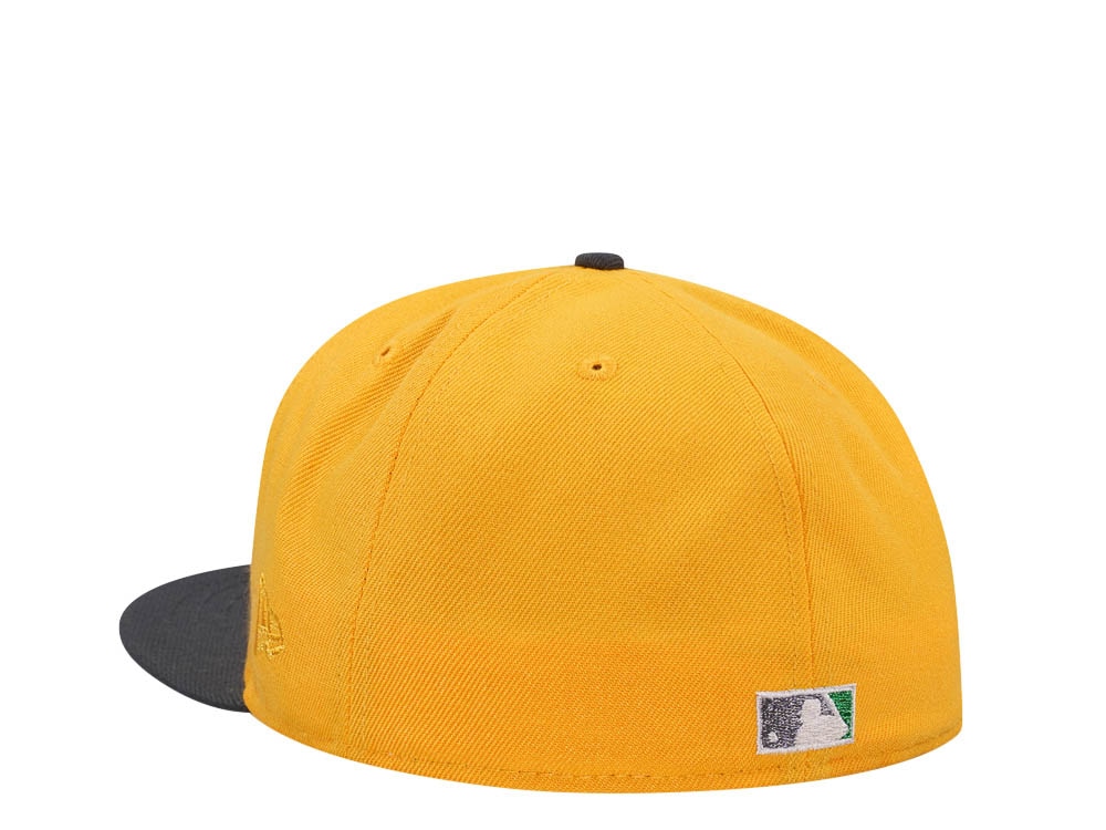 New Era Oakland Athletics World Series 1989 Misty Gold Two Tone Edition 59Fifty Fitted Gorra