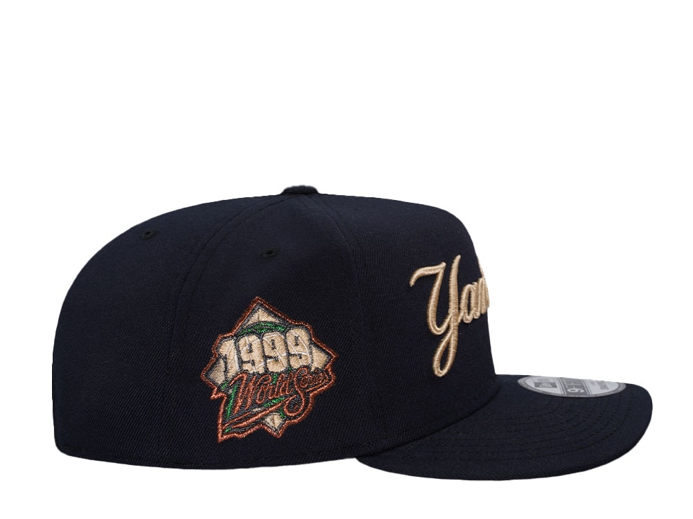 New Era New York Yankees World Series 1999 Gold Copper A Frame 9Fifty Snapback Gorra
