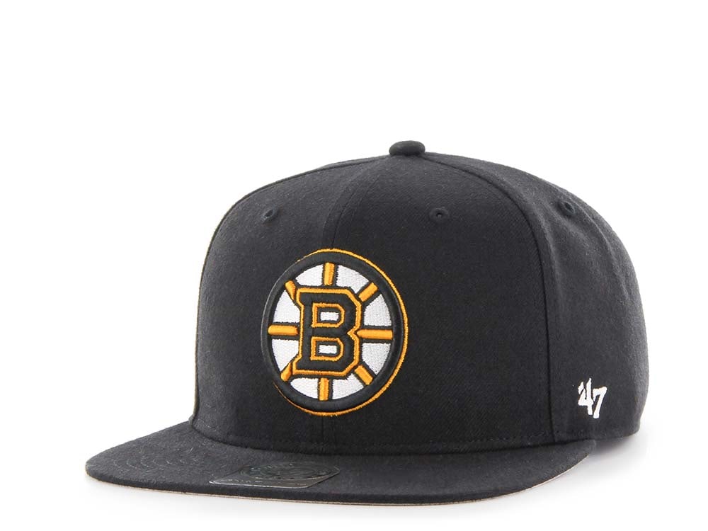 47Brand Boston Bruins Sure Shot Captain Snapback Gorra