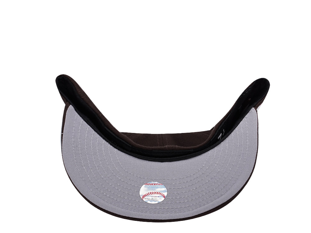 New Era Los Angeles Dodgers Back to Back Champions Burnt Wood Prime Edition 59Fifty Fitted Gorra