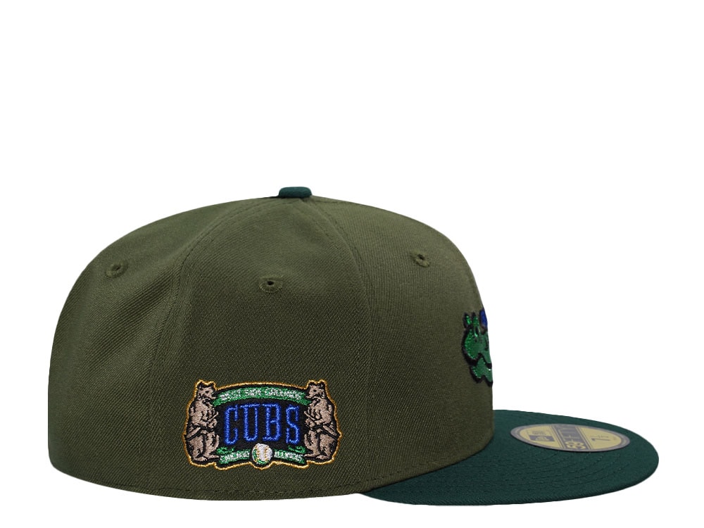 New Era Chicago Cubs West Side Grounds Dark Green Two Tone Edition 59Fifty Fitted Gorra