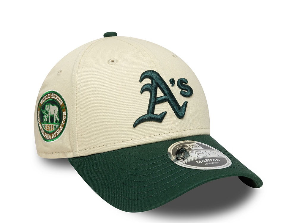 New Era Oakland Athletics 1911 World Series Two Tone Edition 9Forty M Crown Snapback Gorra