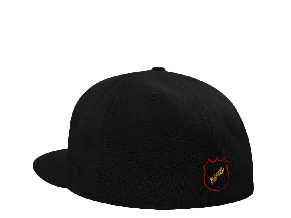 New Era Anaheim Ducks Inaugural Season Black Out Fire Edition 59Fifty Fitted Gorra