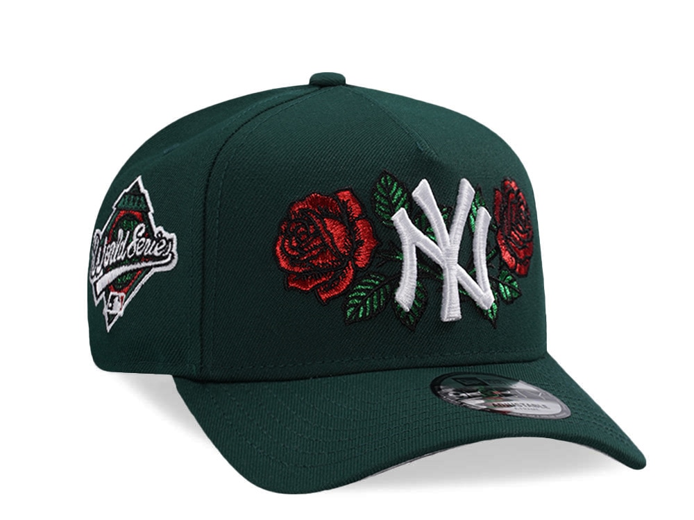 New Era New York Yankees World Series 1996 Rose Dark Green Prime Edition 9Forty A Frame Snapback Gorra
