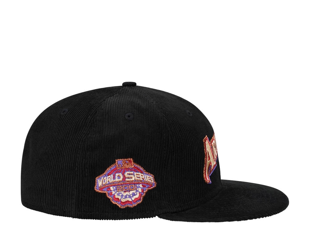 New Era Arizona Diamondbacks World Series 2001 Copper Corduroy Edition 59Fifty Fitted Gorra