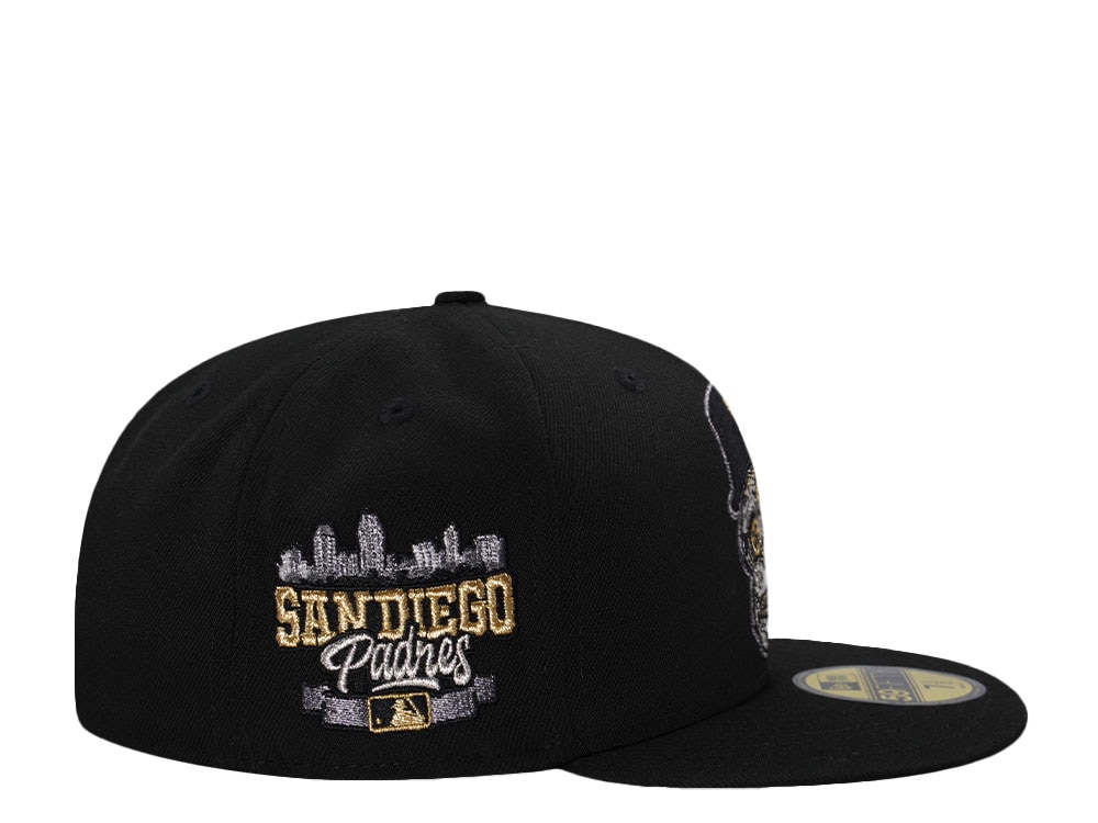 New Era San Diego Padres Black Skull Prime Edition 59Fifty Fitted Gorra