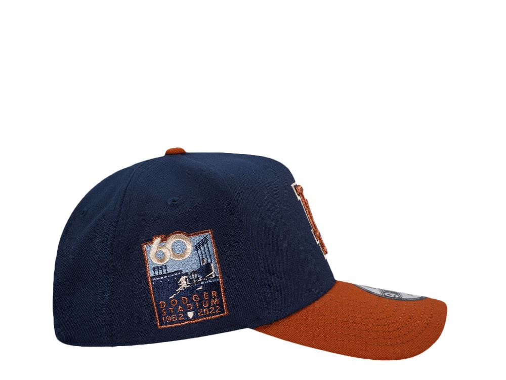 New Era Los Angeles Dodgers 60th Anniversary Copper Two Tone 9Forty A Frame Snapback Gorra