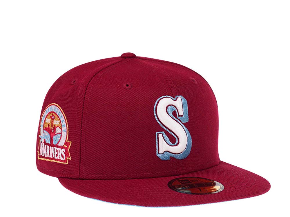 New Era Seattle Mariners 30th Anniversary Smooth Red Glow Edition 59Fifty Fitted Gorra