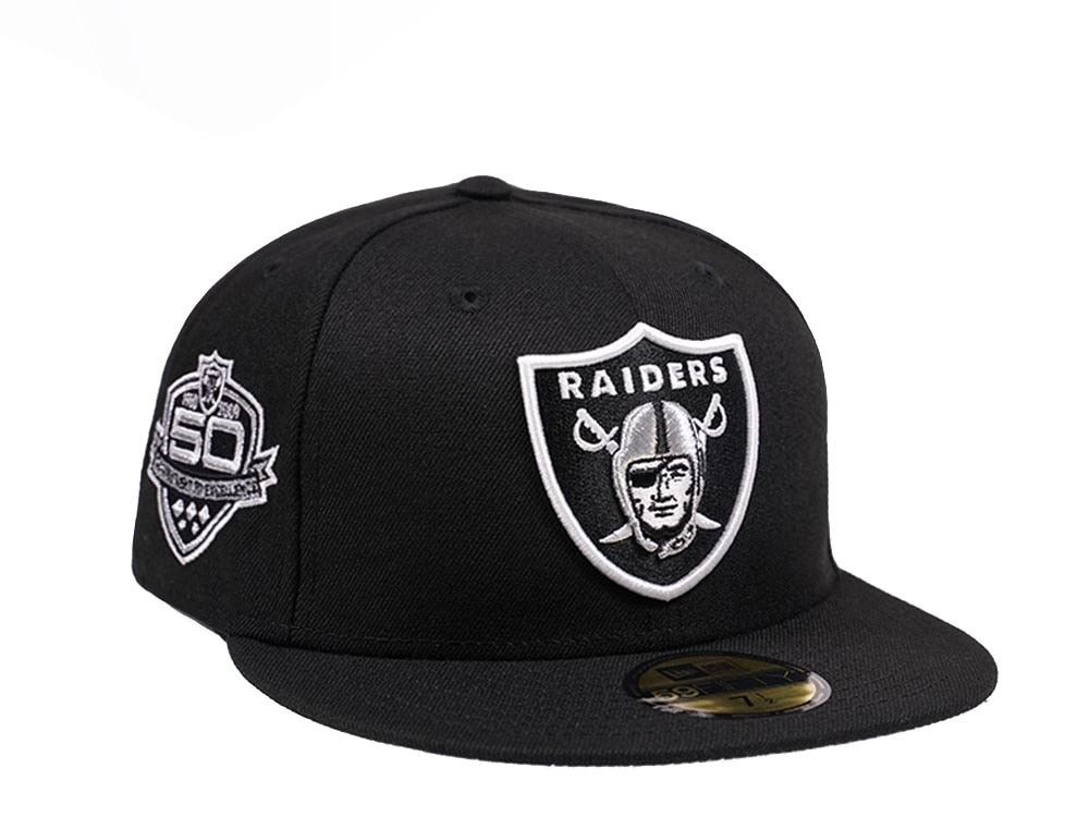 New Era Las Vegas Raiders 50th Anniversary 59Fifty Fitted Gorra