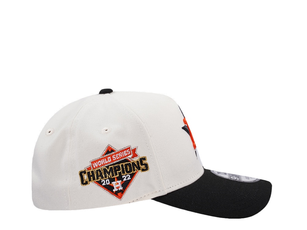 New Era Houston Astros World Series Champions Chrome Two Tone Edition 9Forty A Frame Snapback Gorra