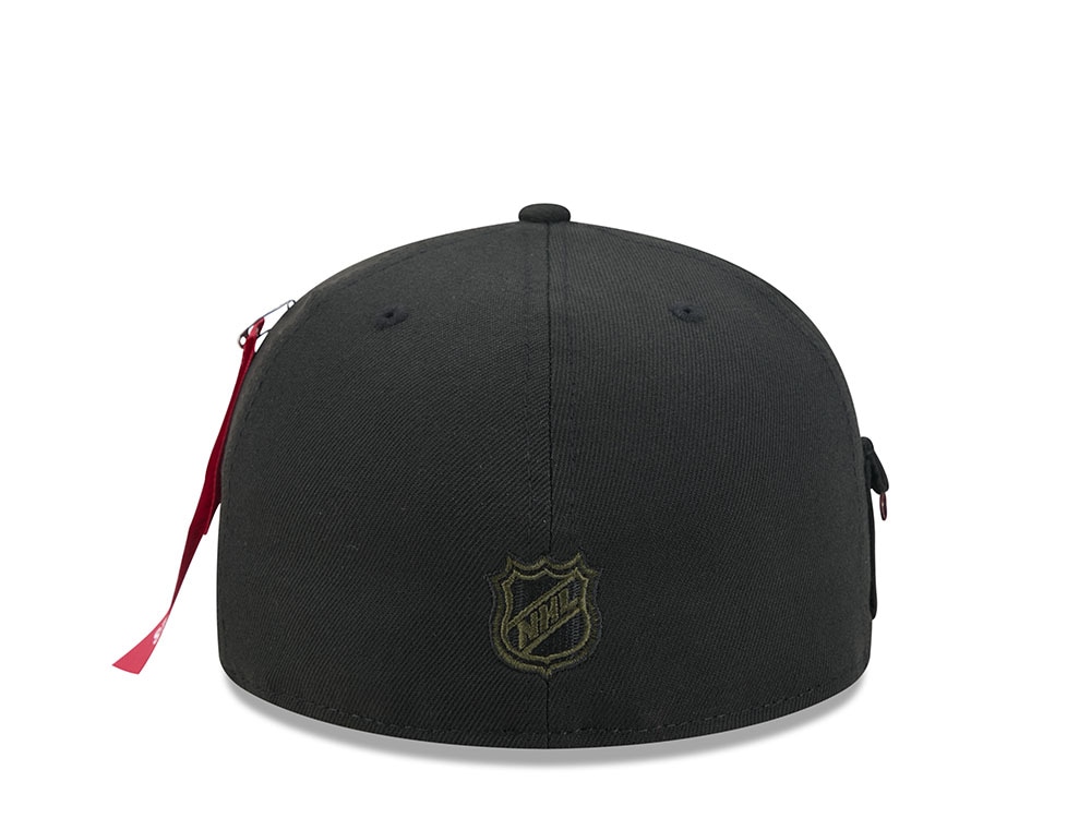 New Era Alpha Industries Detroit Red Wings Navy Prime Edition 59Fifty Fitted Gorra