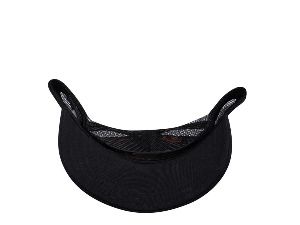 Von Dutch Oval Patch All Black Kids Edition Trucker Snapback Gorra
