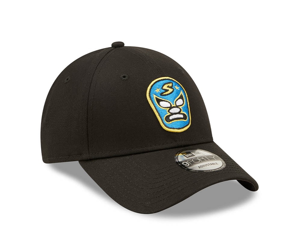 New Era Sacramento River Cats Copa Black 9Forty Strapback Gorra