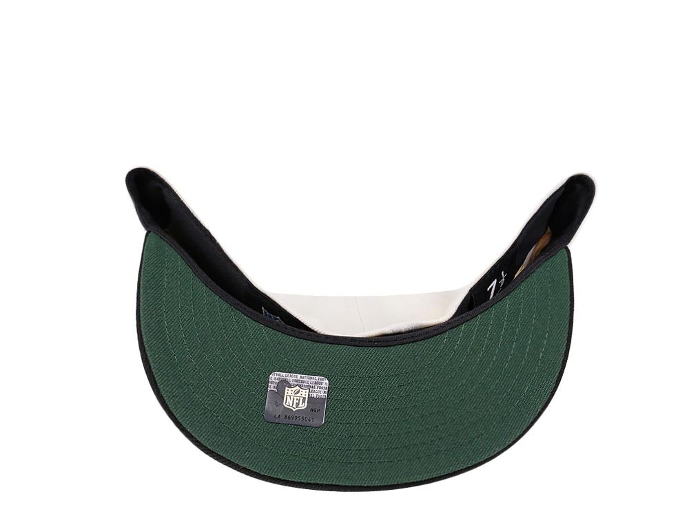 New Era Green Bay Packers 50th Anniversary Cream Dome Edition 59Fifty Fitted Gorra