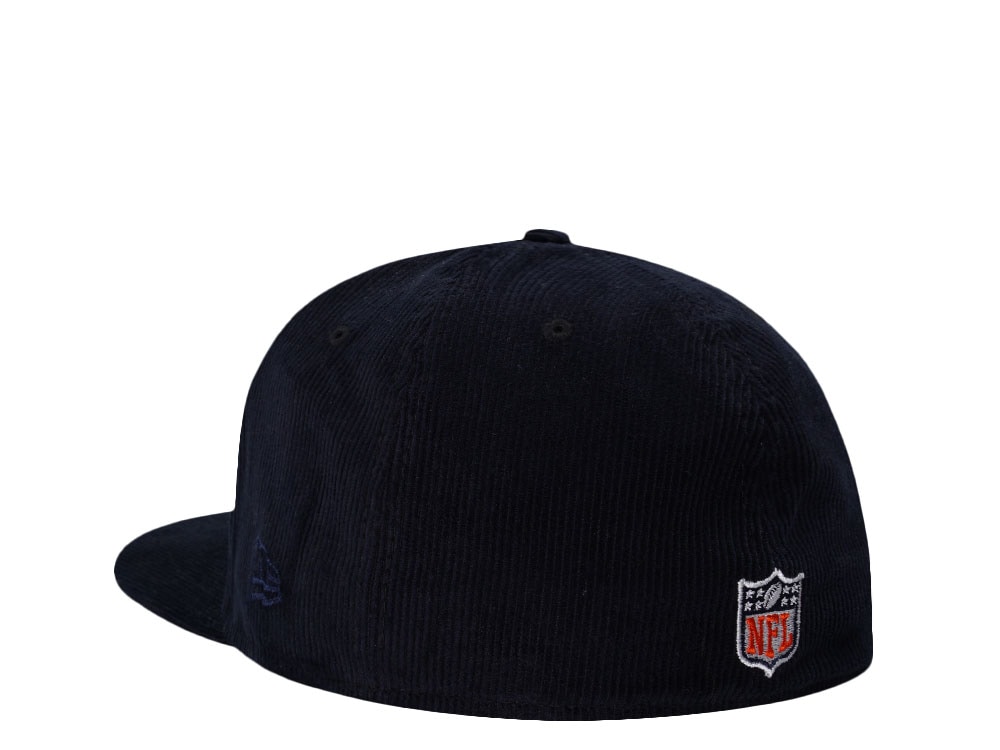New Era Chicago Bears Corduroy Throwback Edition 59Fifty A Frame Fitted Gorra