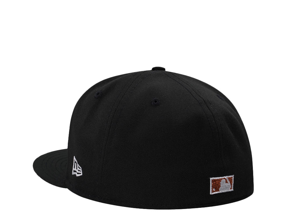 New Era Milwaukee Brewers County Stadium Black Throwback Edition 59Fifty Fitted Gorra