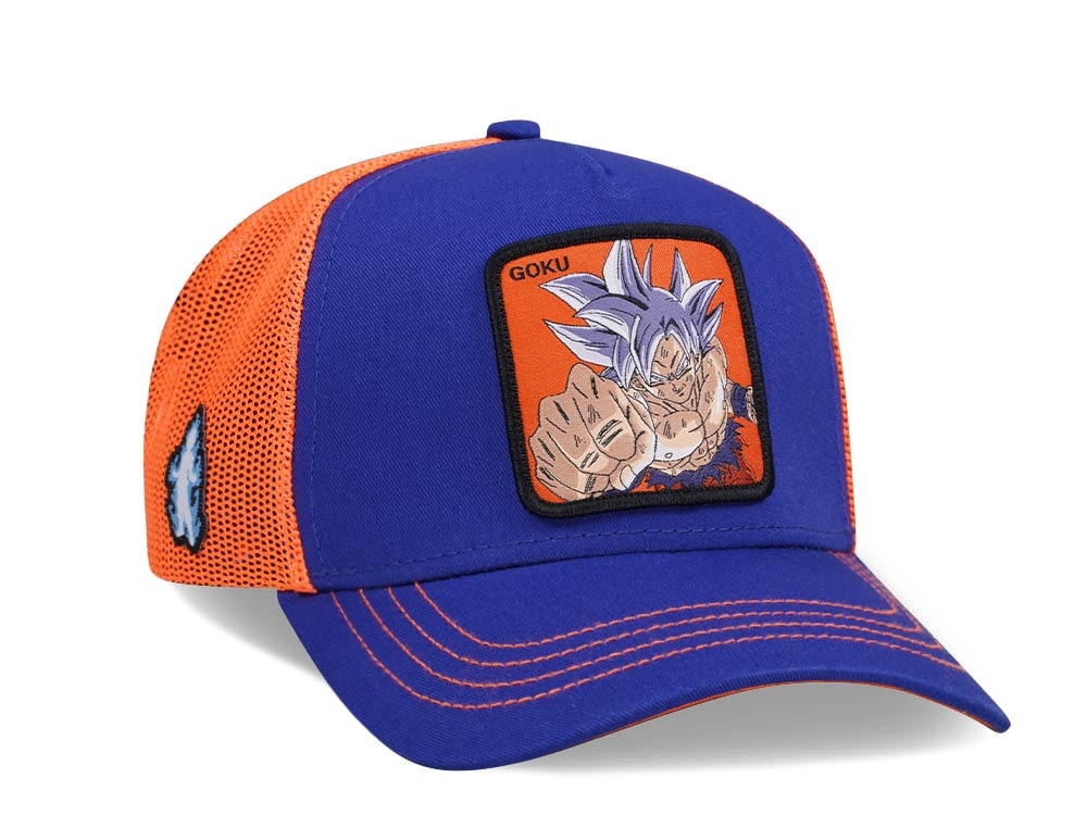 Capslab Dragon Ball Super Goku Blue/Orange Trucker Snapback Gorra