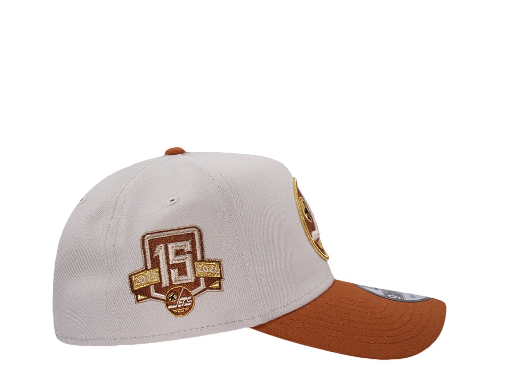 New Era Winnipeg Jet 15th Anniversary Chrome Two Tone Edition 9Forty A Frame Snapback Gorra