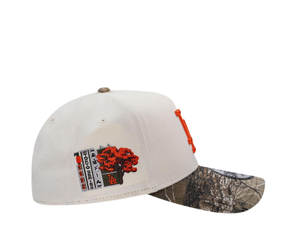 New Era Los Angeles Dodgers Tokyo Series 2025 Chrome Two Tone Edition 9Forty A Frame Snapback Gorra