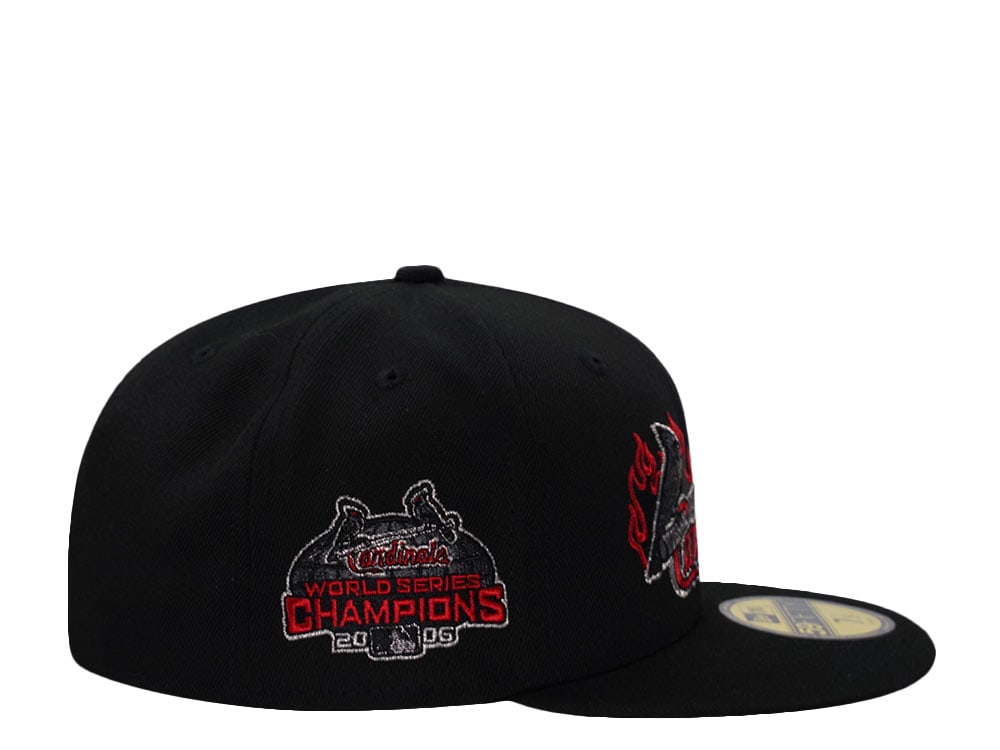 New Era St. Louis Cardinals World Series Champions 2006 Black Prime Edition 59Fifty Fitted Gorra