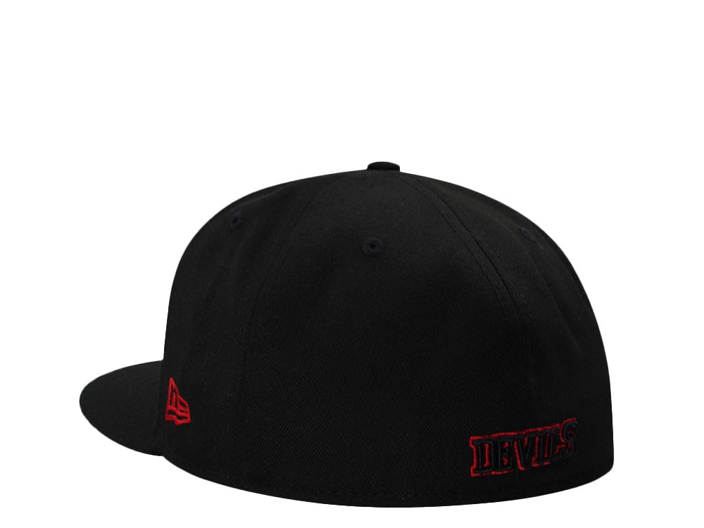 New Era New Jersey Devils 30th Anniversary Legend Black Red Edition 59Fifty Fitted Gorra